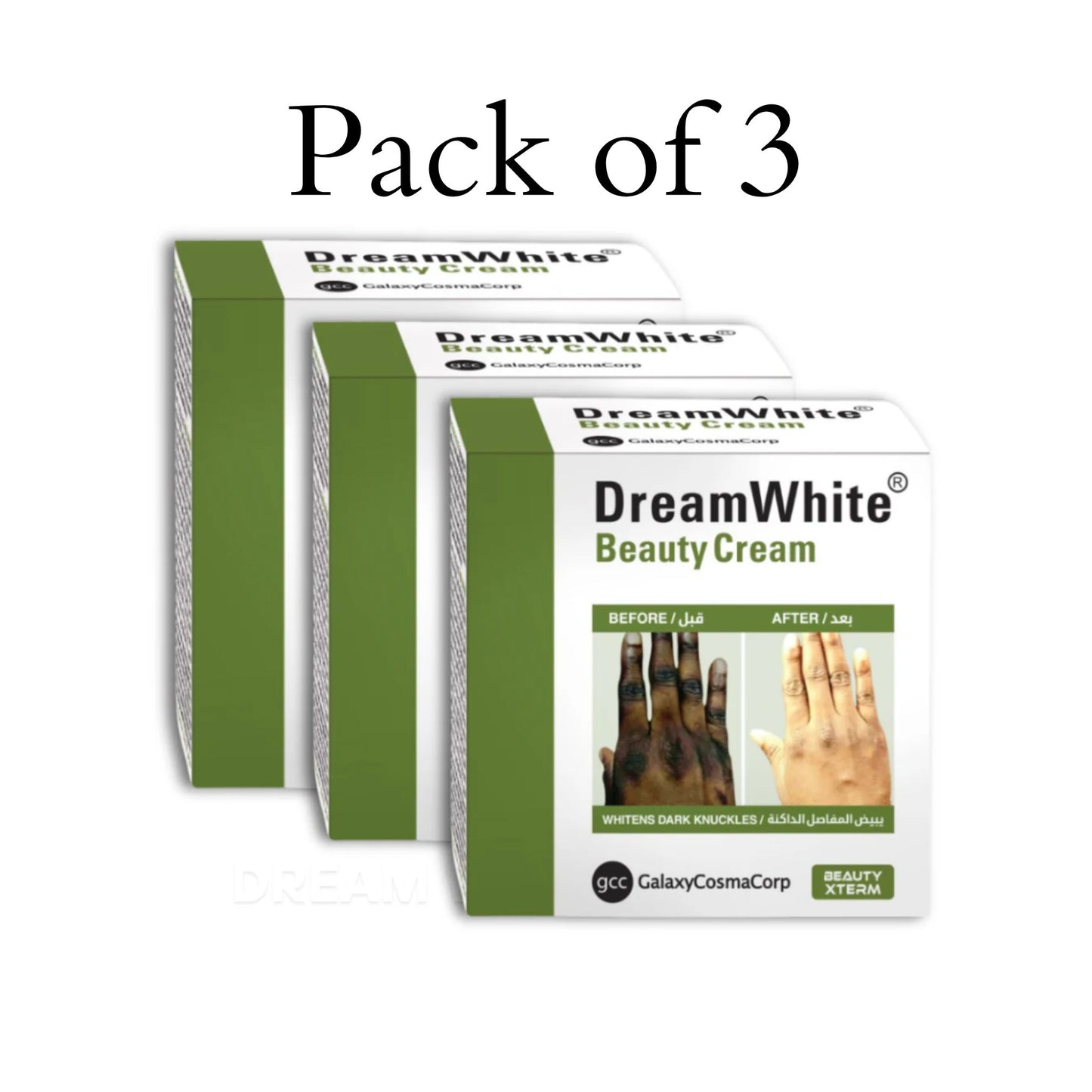 Dream White Beauty Cream Pack of 3 - Face & Full Body Care