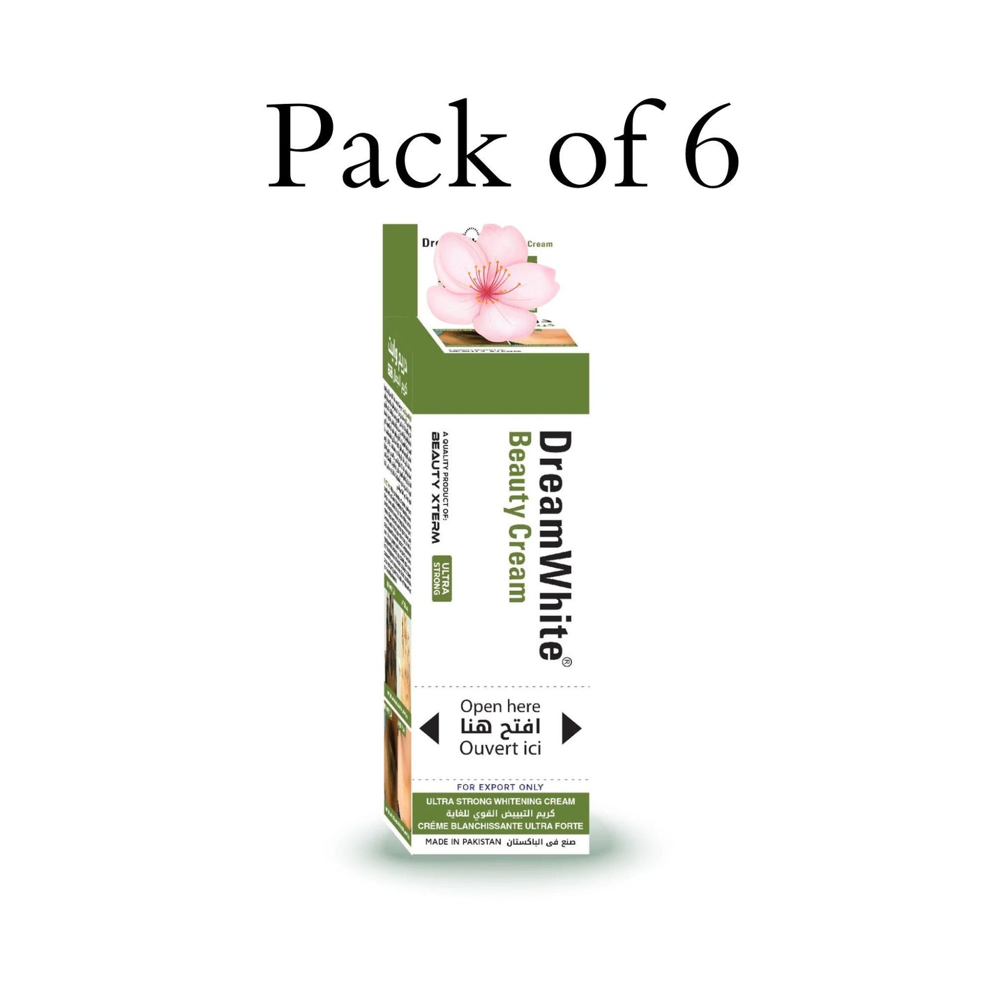 Dream White Skin Whitening Blend Pack of 6 - Face to Feet