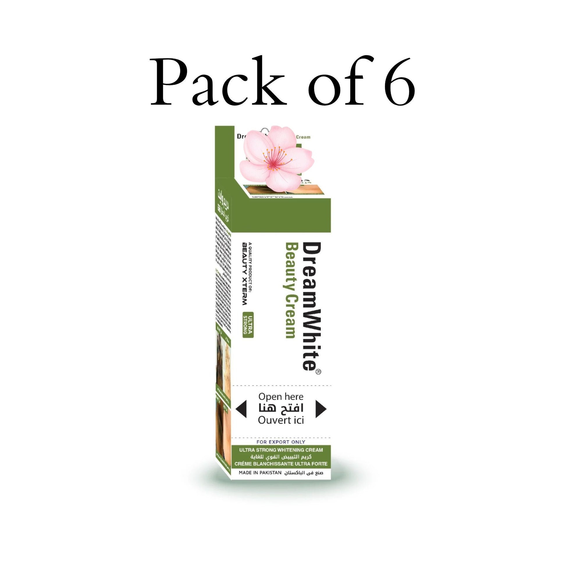Dream White Skin Whitening Blend Pack of 6 - Face to Feet