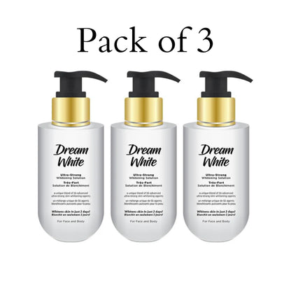 Dream White Whitening Lotion Pack of 3 - Fast Glow Solution