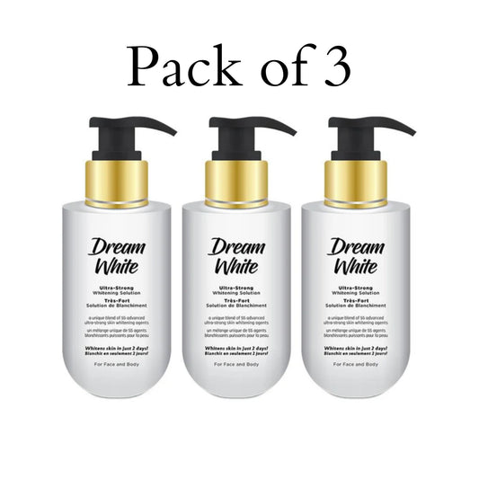 Dream White Whitening Lotion Pack of 3 - Fast Glow Solution