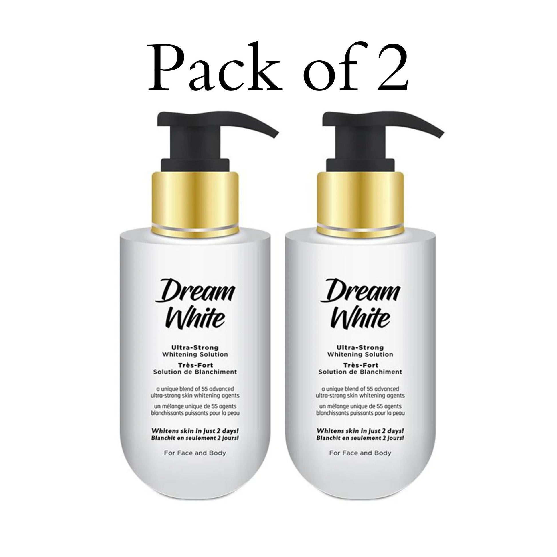 Dream White Whitening Lotion for Face & Body - Pack of 2