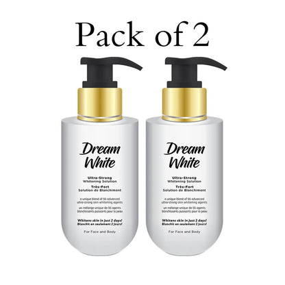 Dream White Whitening Lotion for Face & Body - Pack of 2