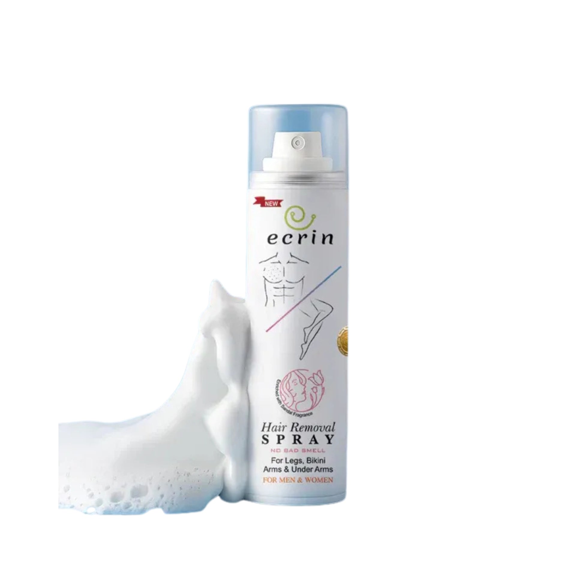 Ecrin Hair Removal Spray - Easy Painless Hair Remover