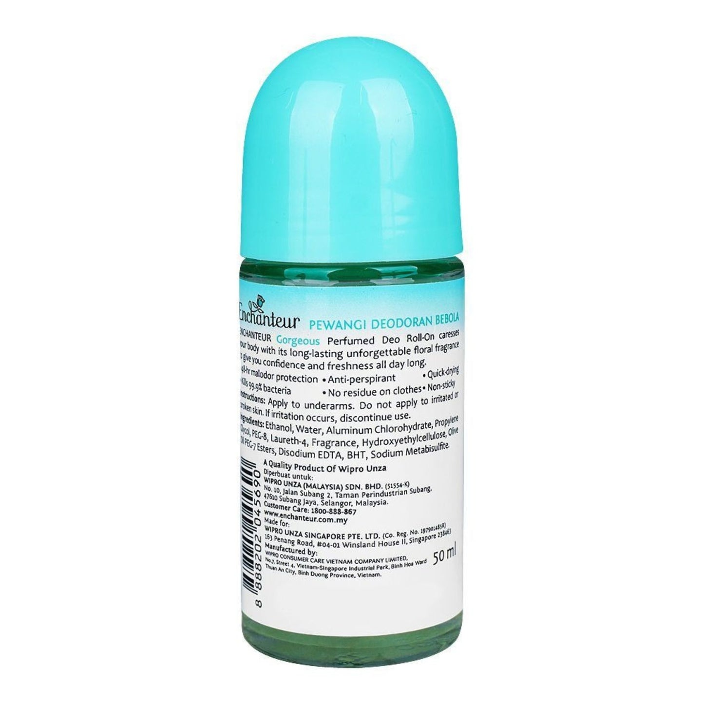 Enchanteur Gorgeous roll on deodorant for women 48h floral freshness