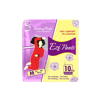 Ezi-Pants Sanitary Pants - Medium (12-Hour Protection)