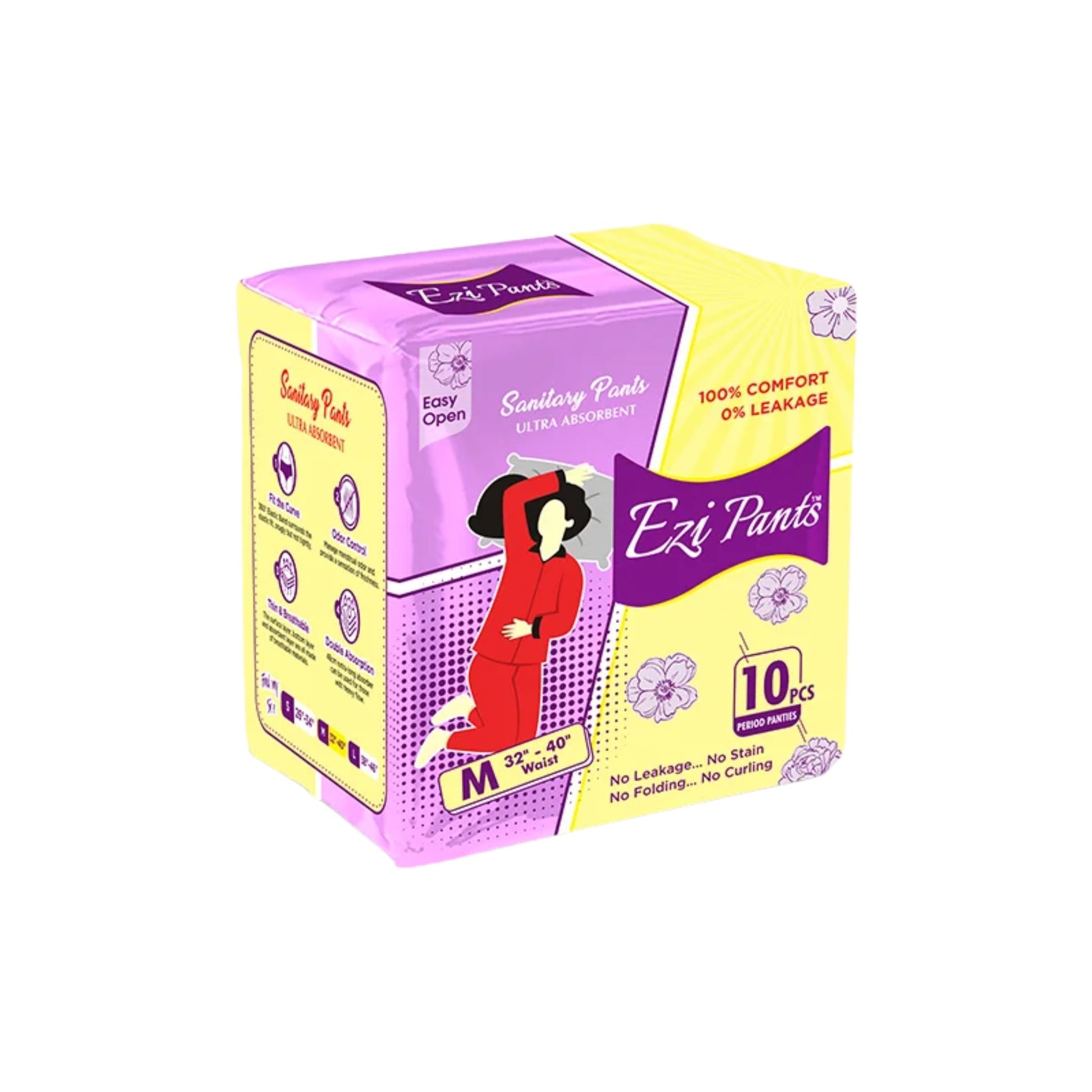 Ezi-Pants Sanitary Pants - Medium (12-Hour Protection)
