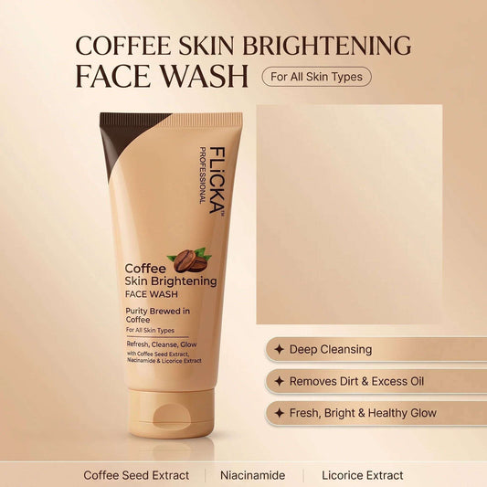 FLiCKA Professional Coffee Skin Brightening Face Wash