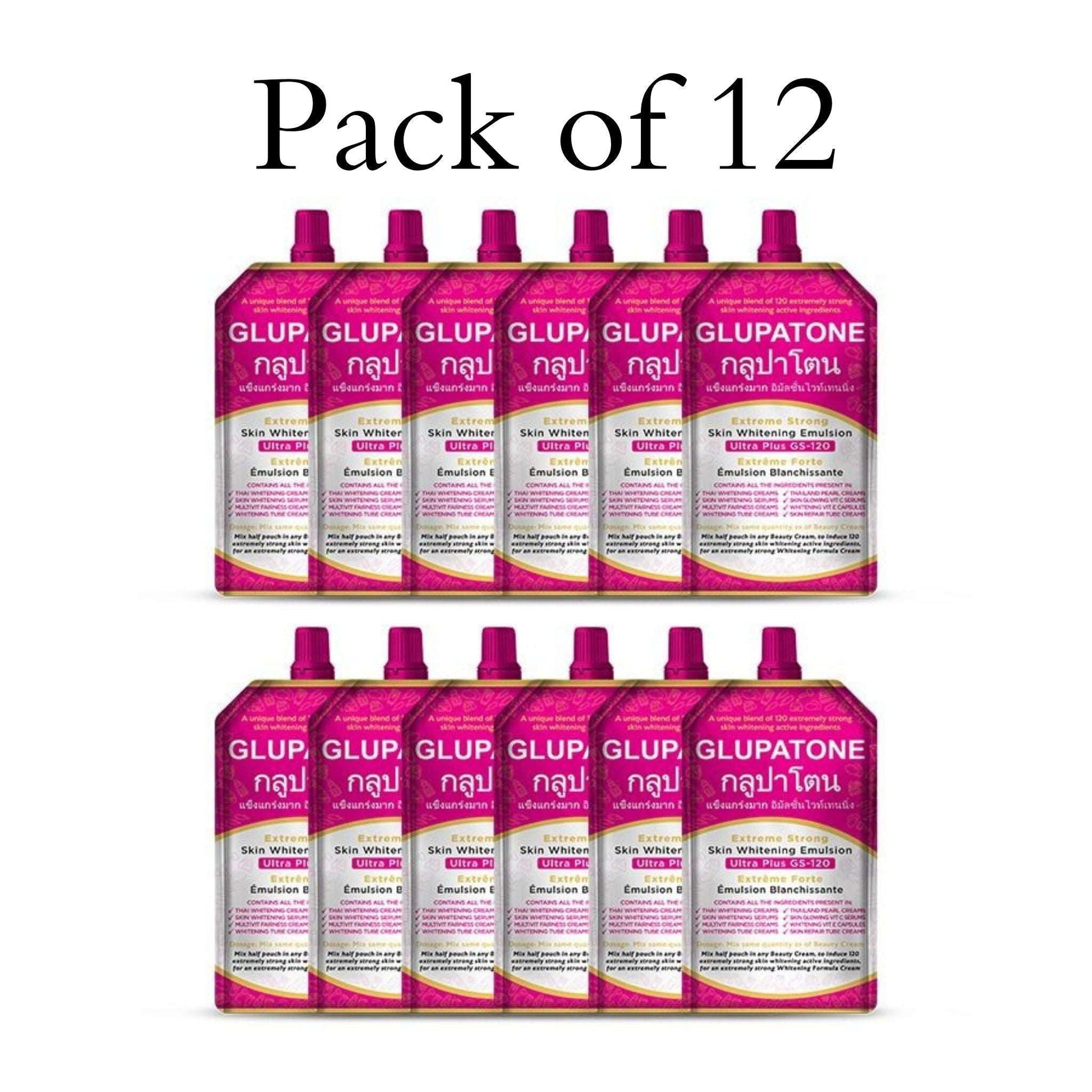GLUPATONE Skin Whitening Emulsion Pack of 12 - GS-120