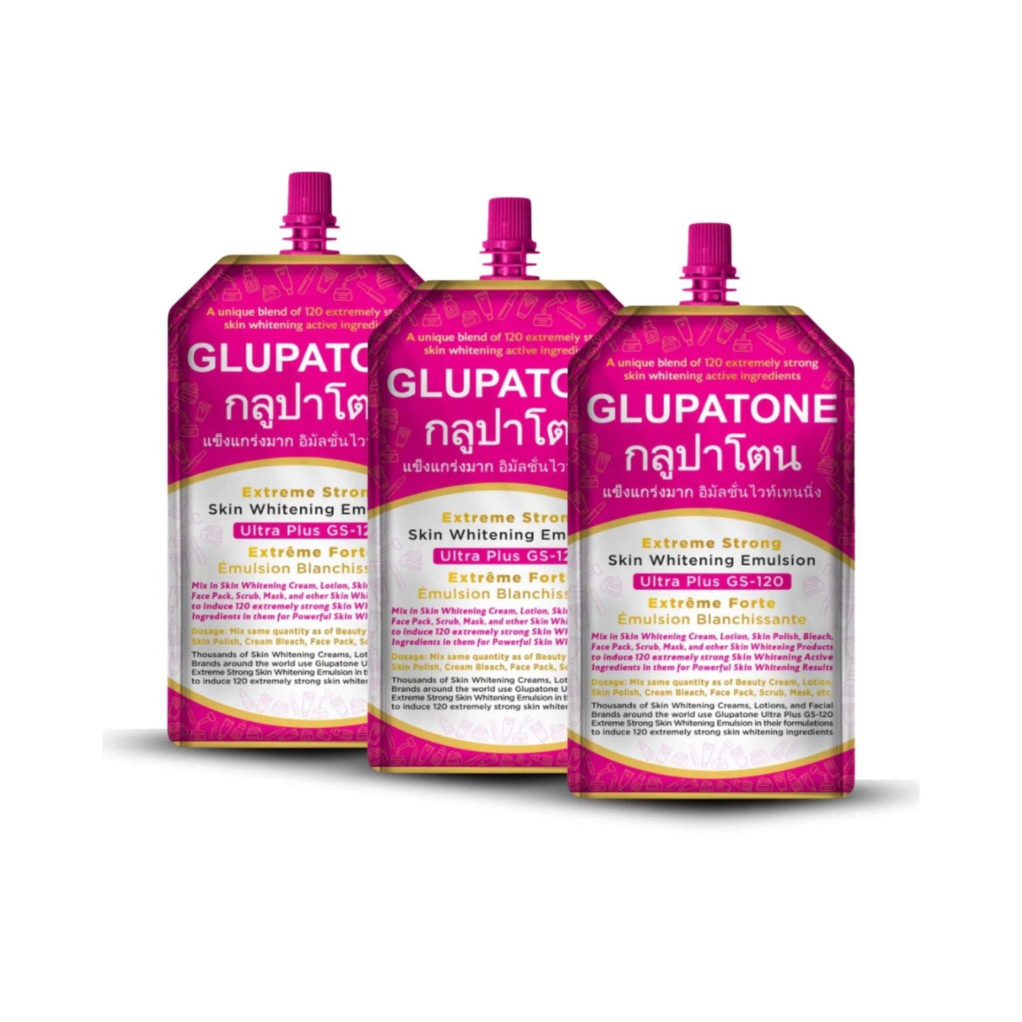 GLUPATONE Skin Whitening Emulsion Pack of 3 - GS-120