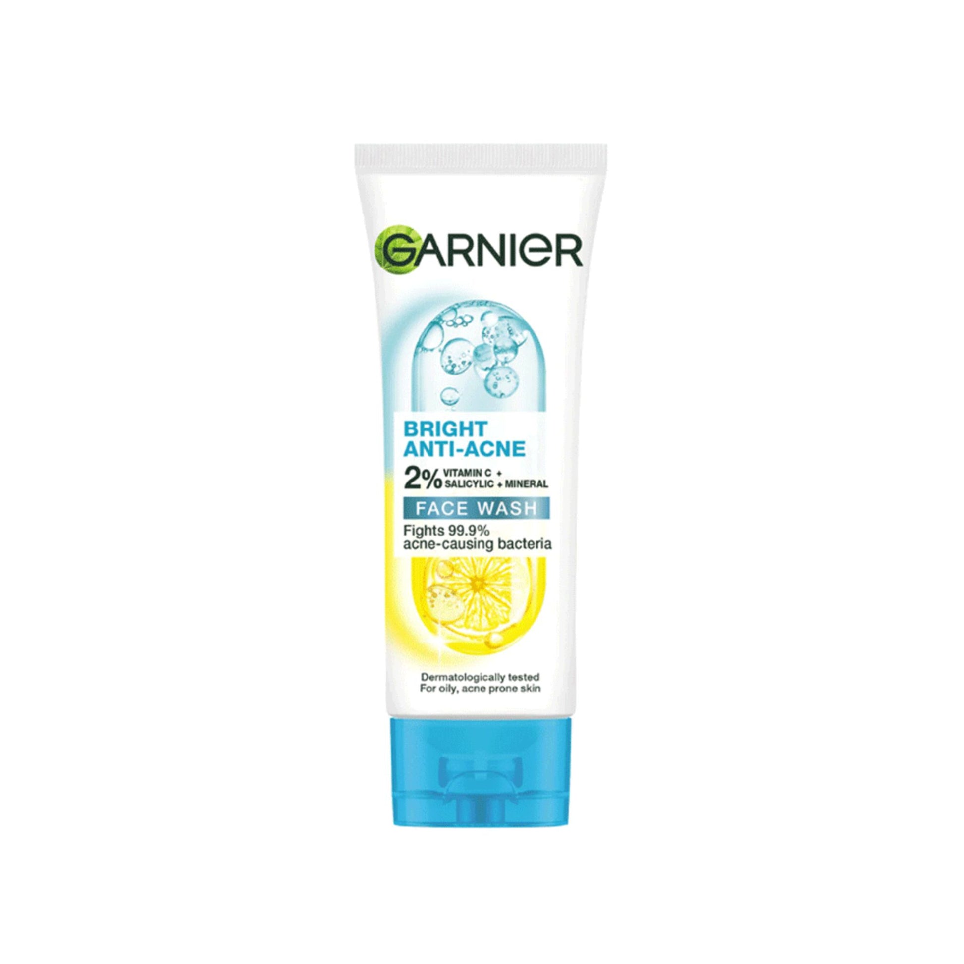 Garnier Bright Anti-Acne Face Wash - 2% Vitamin C
