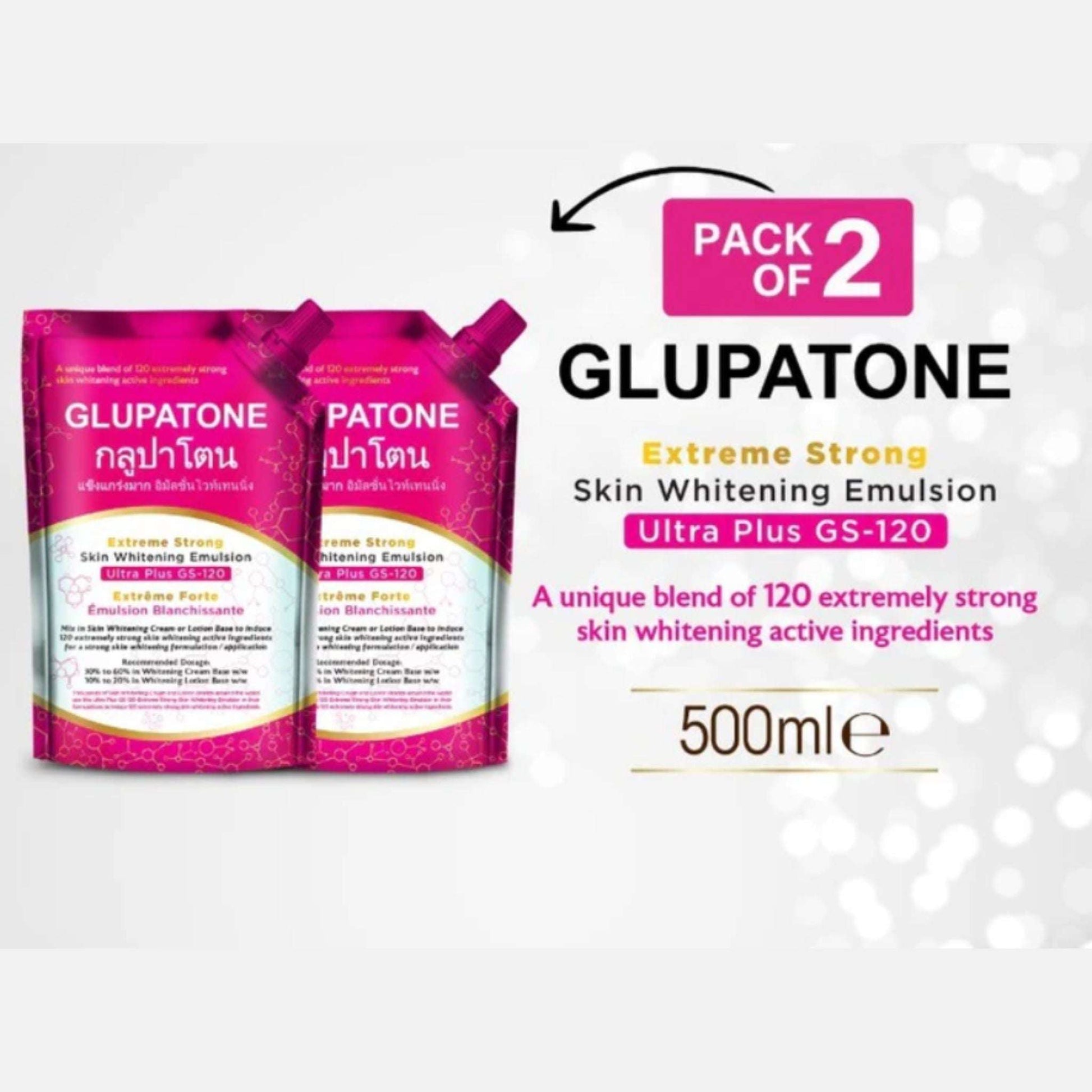 Glupatone Skin Whitening Emulsion Pack of 2 - GS-120