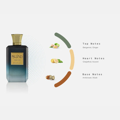 Island Dreams Extrait de Parfum by Khadlaj - Fresh Musky Scent