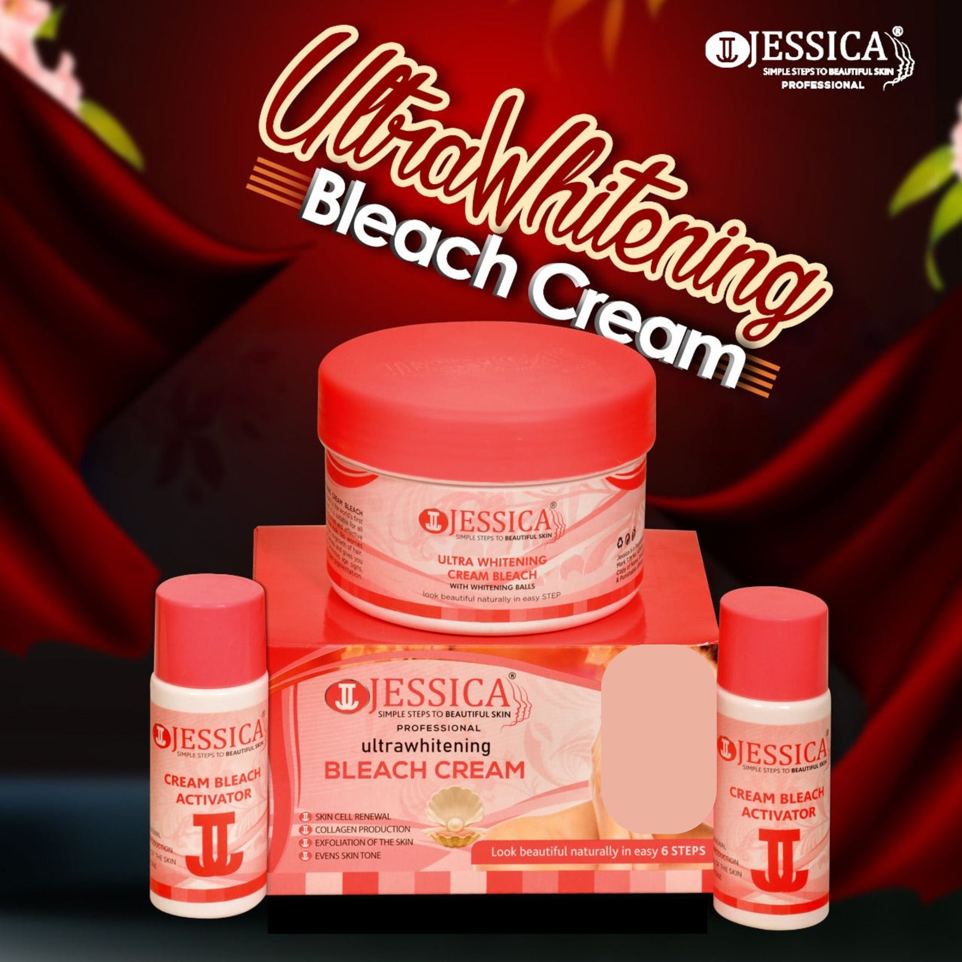 JESSICA Ultra Whitening Bleach Cream - 500gram