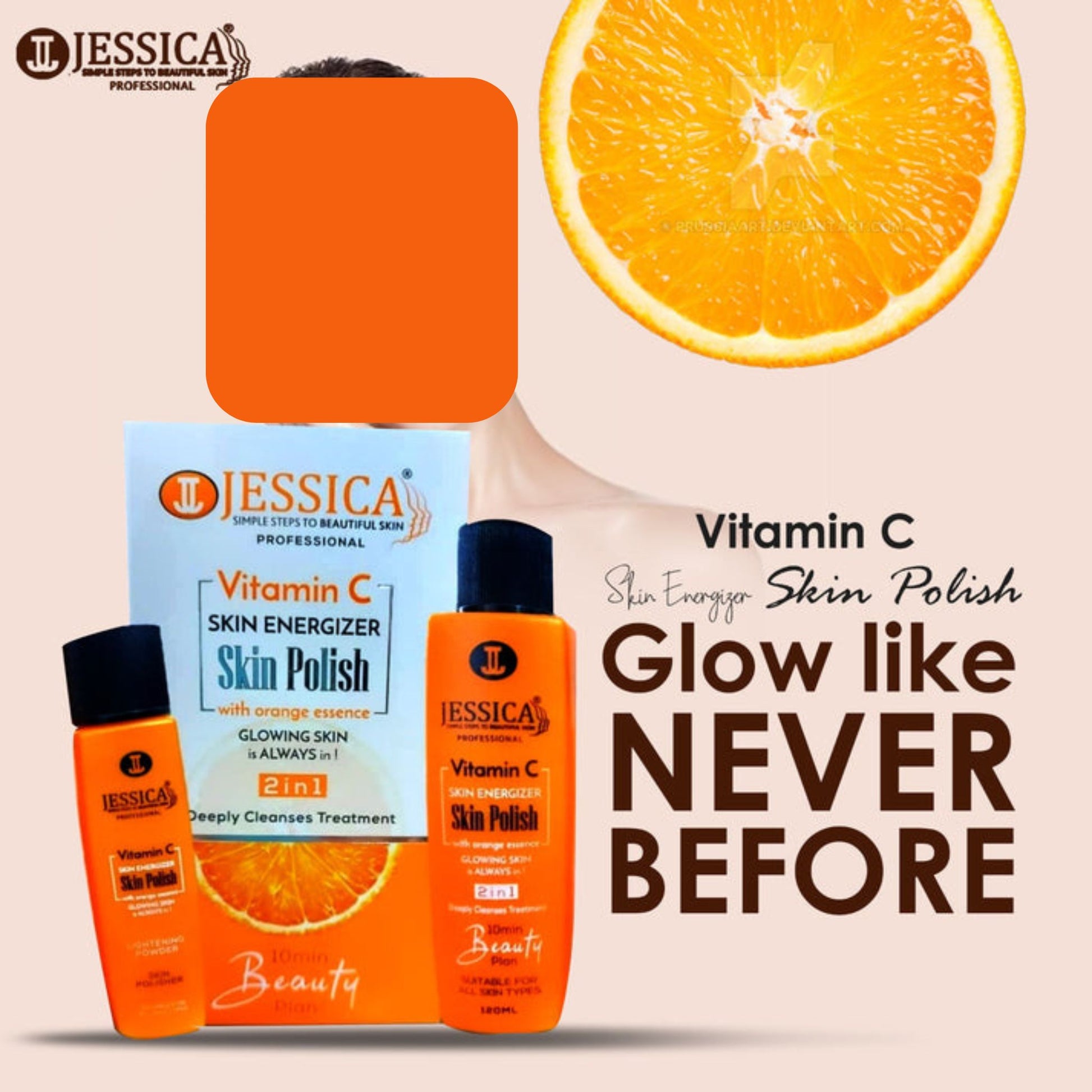 JESSICA Vitamin C Skin Polish 2in 1