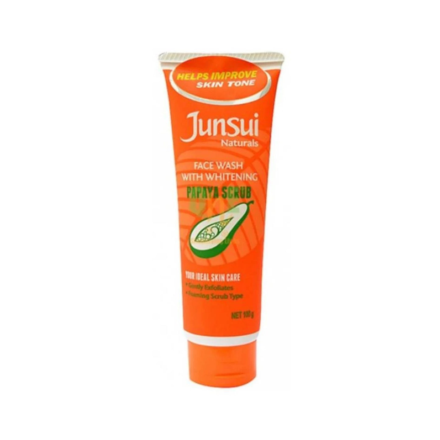Junsui Naturals Whitening Papaya Scrub Face Wash