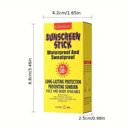 Kormesic Sunscreen Stick Sweat Proof And Water Proof  SPF 50+ - 20g