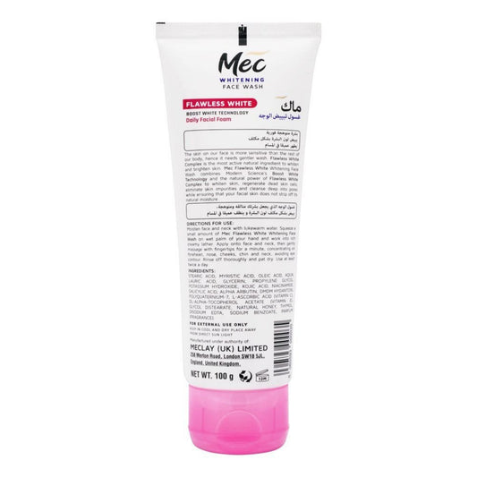 Mec Whitening Flawless White Face Wash