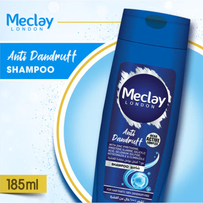 Meclay Anti Dandruff Shampoo for Clean Scalp Care - 185ml