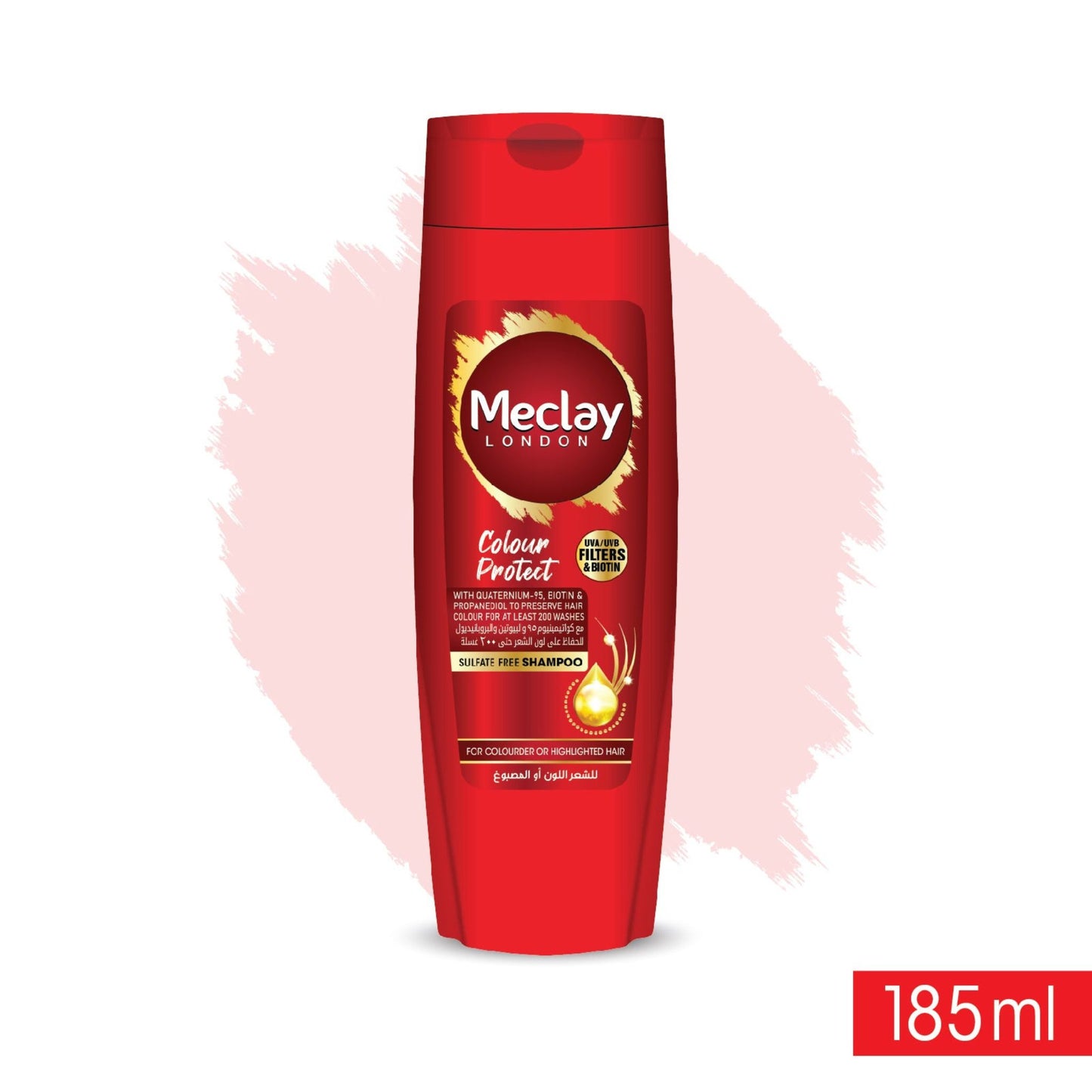 Meclay Colour Protect Shampoo for Long-Lasting Hair Color - 185ml