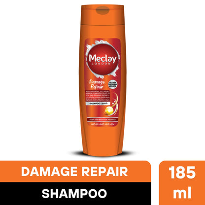 Meclay Damage Repair Shampoo for Weak, Damaged Hair - 185ml