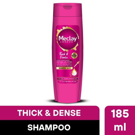Meclay Thick & Dense Shampoo for Fuller Strong Hair - 185ml