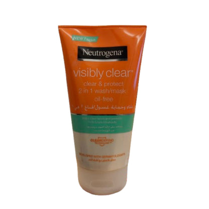 Neutrogena Visibly Clean Face Wash 2 in 1 Clear & Protect Oil Free