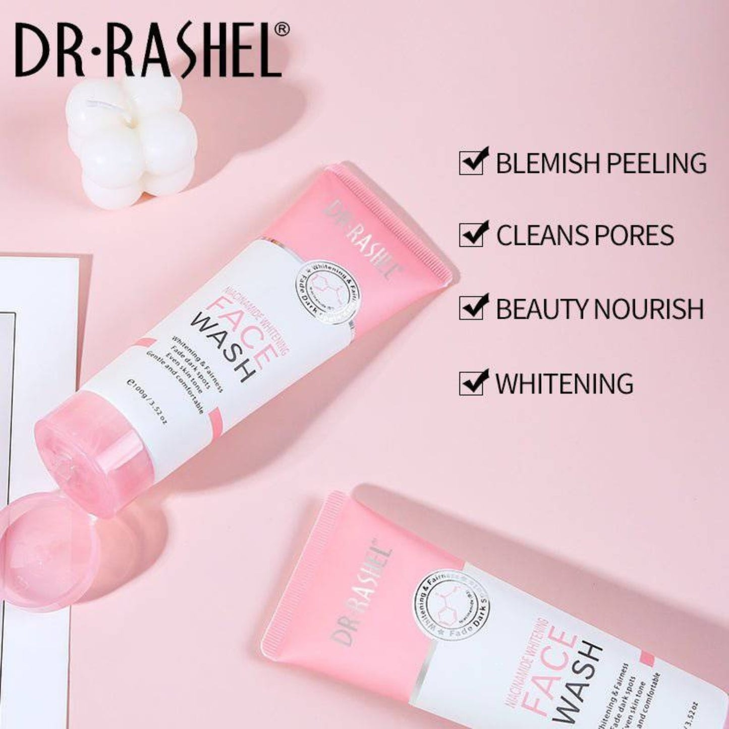 Niacinamide Face Wash by Dr. Rashel - Whitening Cleanser 100g