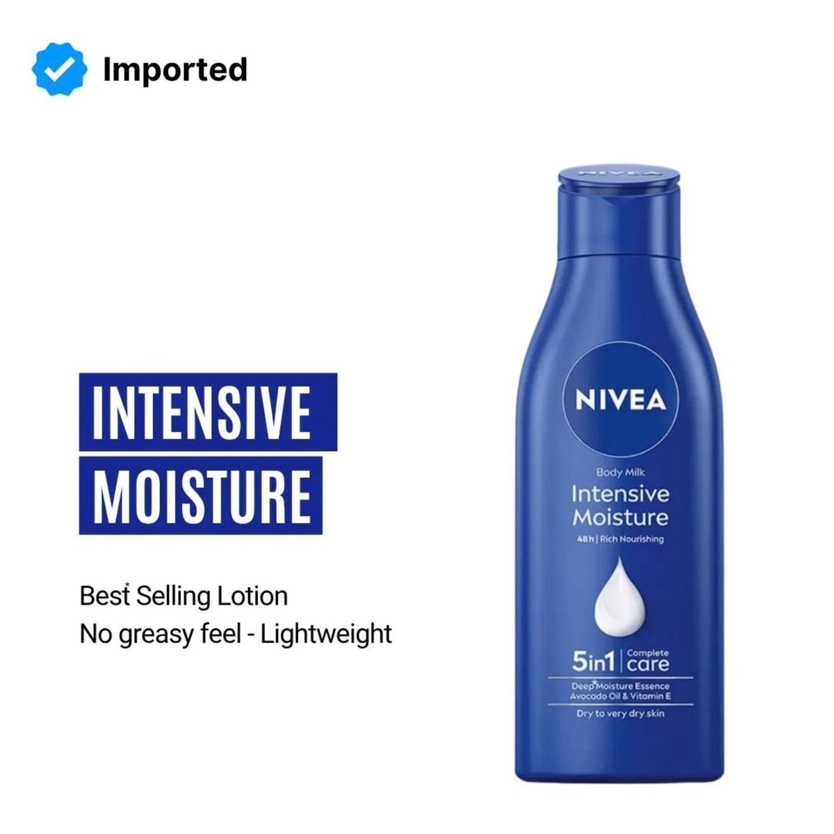Nivea Intensive Moisture 5-in-1 Complete Care Body Milk 200ml