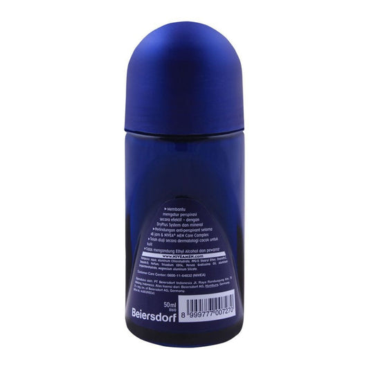 Nivea Men 48H Dry Impact Plus Roll On Deodorant - 50ml