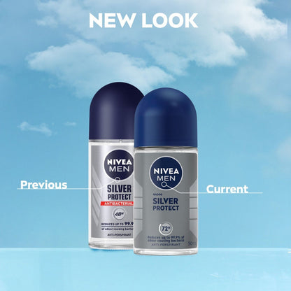 Nivea Men Silver Protect Anti-Perspirant Roll-On - 50ml