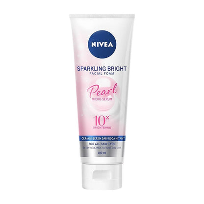 Nivea Sparkling Bright Facial Foam - 10x Brightening Cleanser 100ml