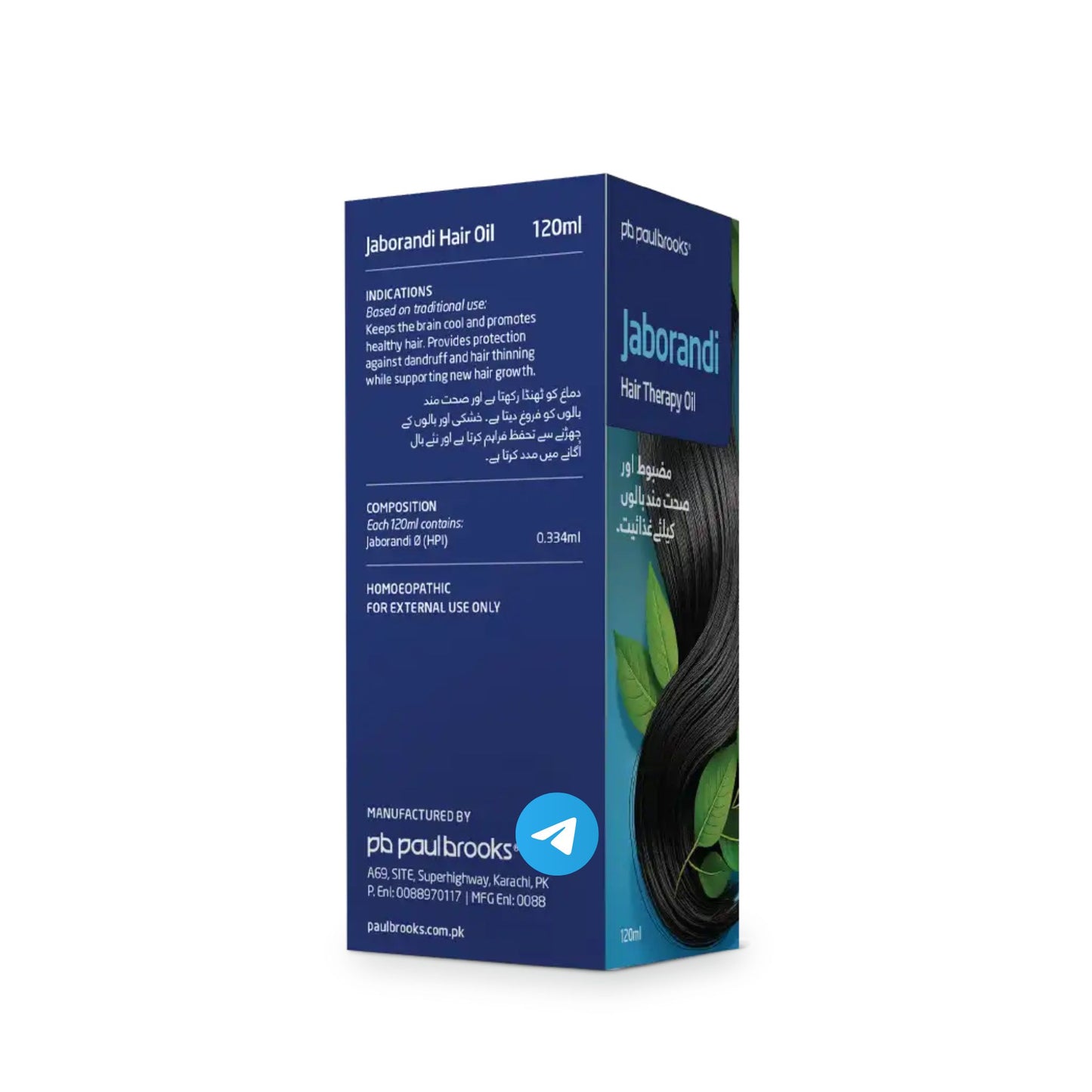 Paul Brooks Jaborandi Hair Therapy Oil - Nourishment for Healthier Hair