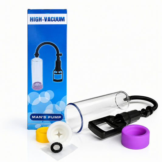 Penis Enlargement High Vacuum Pump with 3 Silicone Sleeves