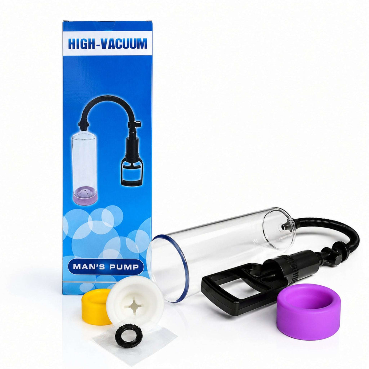 Penis Enlargement High Vacuum Pump with 3 Silicone Sleeves