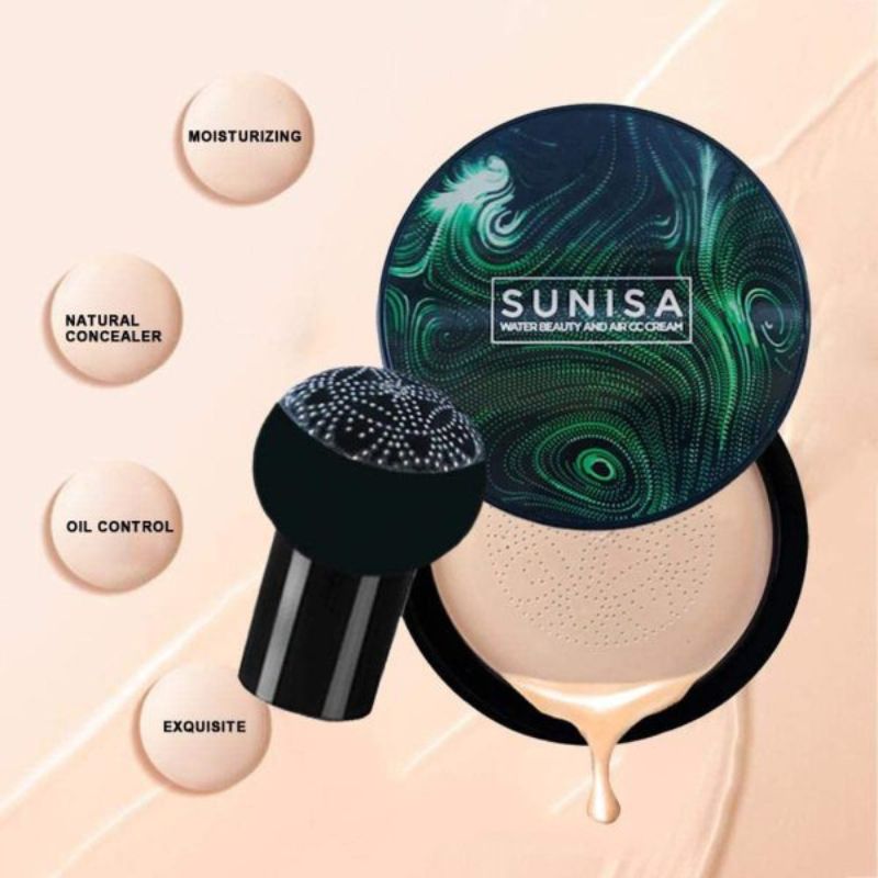 SUNISA Water Proof & Air Pad CC Cream Foundation
