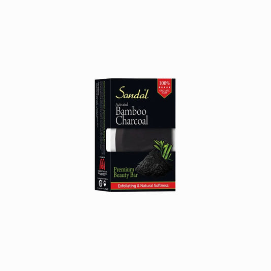 Sandal Activated Bamboo Charcoal Soap - Deep Cleansing Beauty Bar