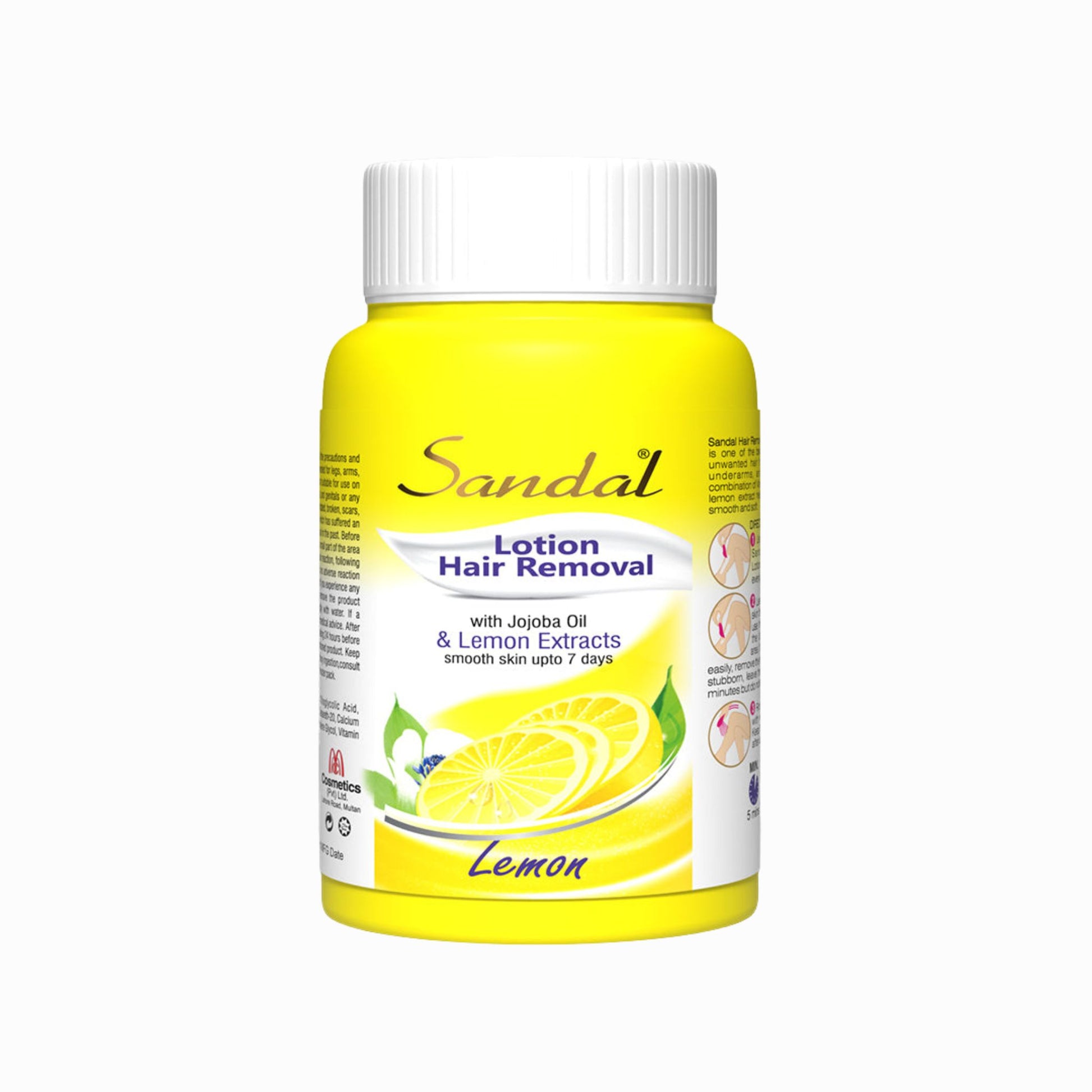 Sandal Lemon Hair Removal Lotion for Smooth & Fresh Skin