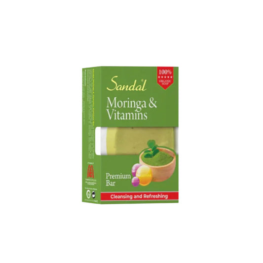 Sandal Moringa & Vitamins Soap Bar for Refreshing & Healthy Skin