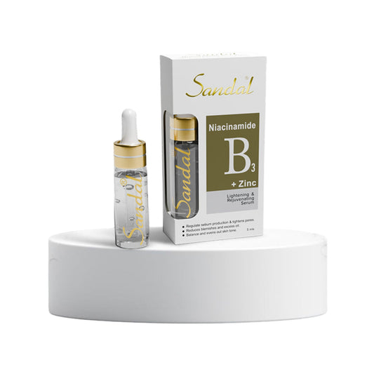 Sandal Niacinamide B3 + Zinc Serum for Acne, Oil Control & Glow