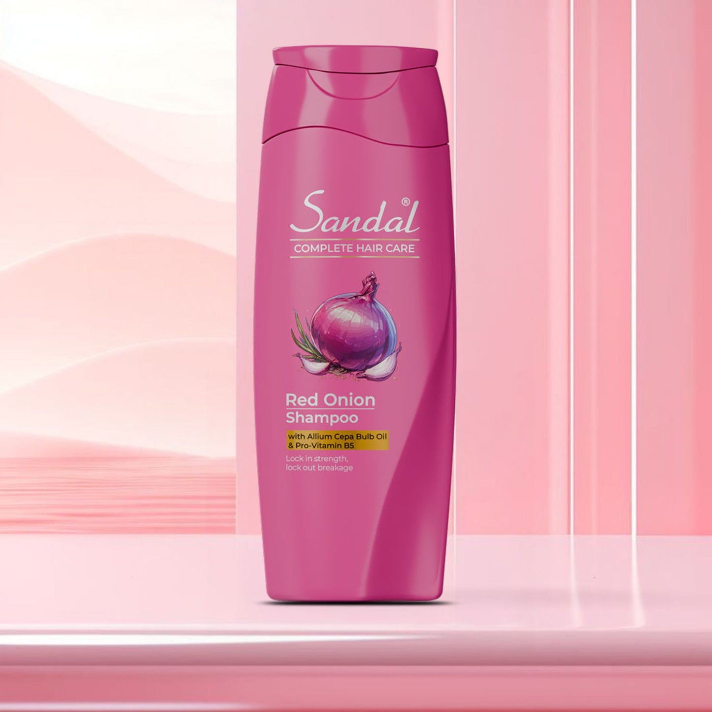 Sandal Red Onion Shampoo for Stronger, Breakage-Free Hair
