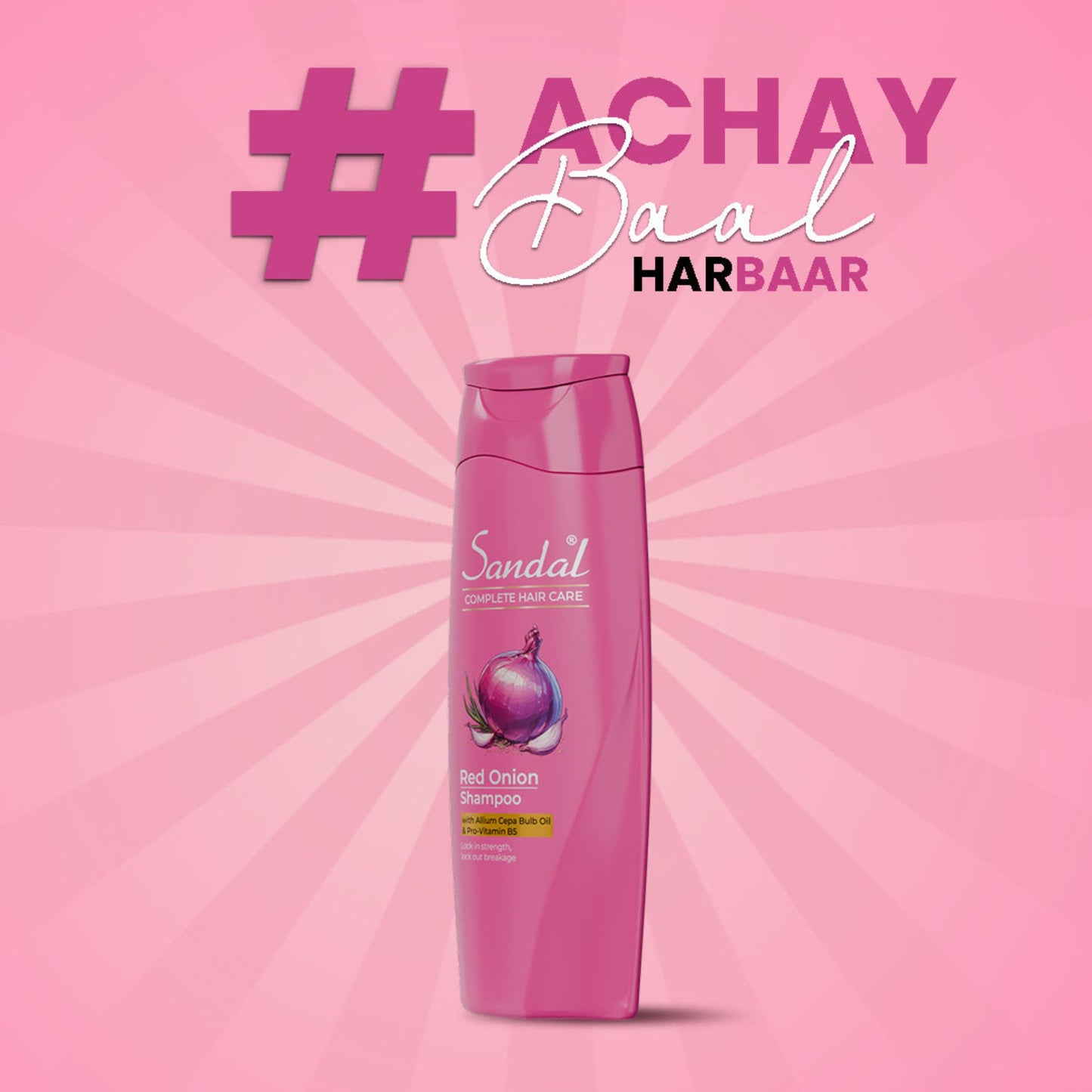 Sandal Red Onion Shampoo for Stronger, Breakage-Free Hair