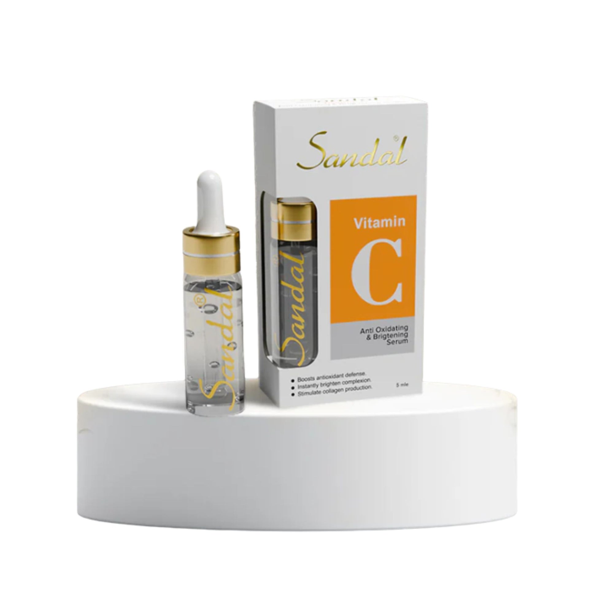 Sandal Vitamin C Serum for Skin Brightening, Glow & Dark Spots