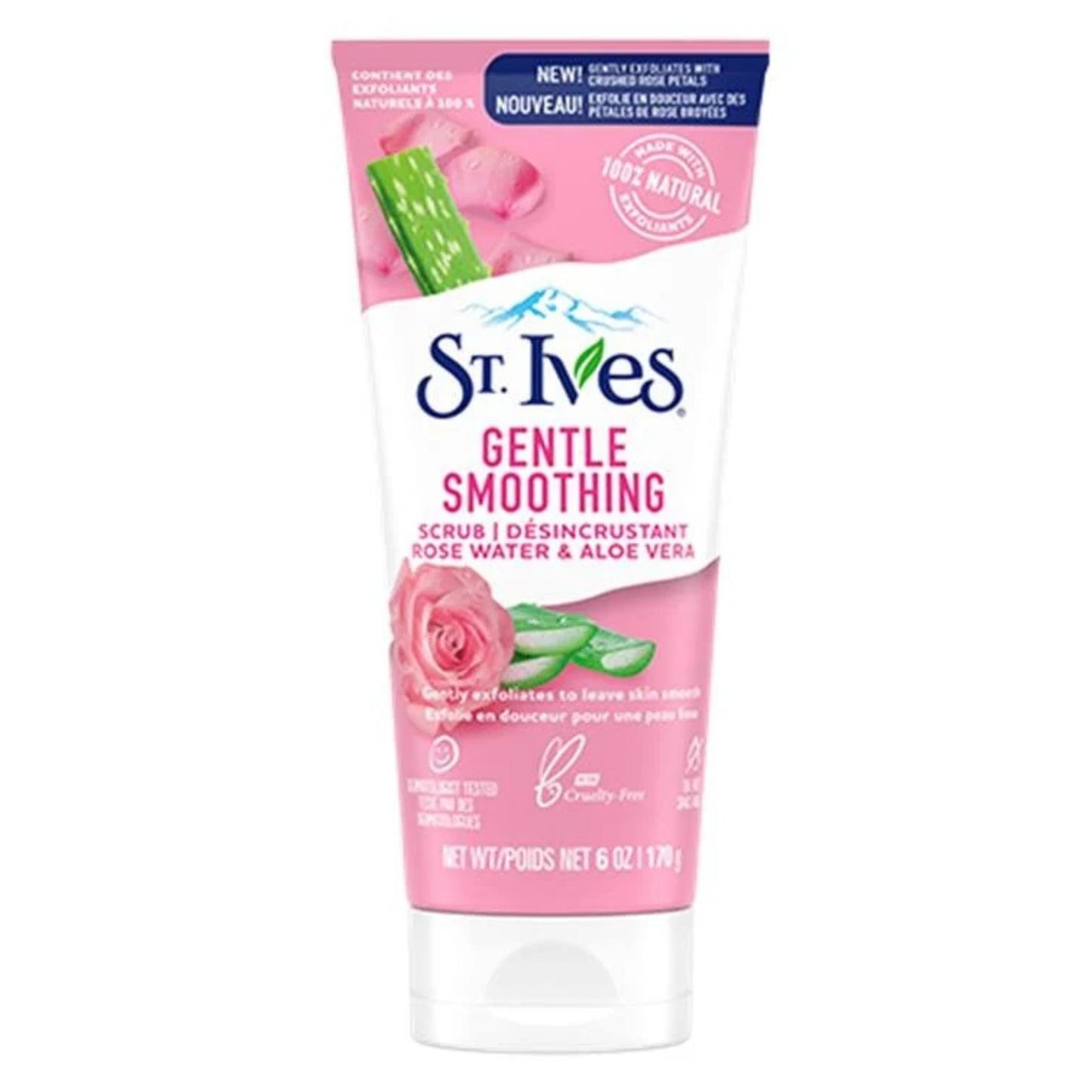 St. Ives Gentle Smoothing Rose Water & Aloe Vera Scrub - 170g