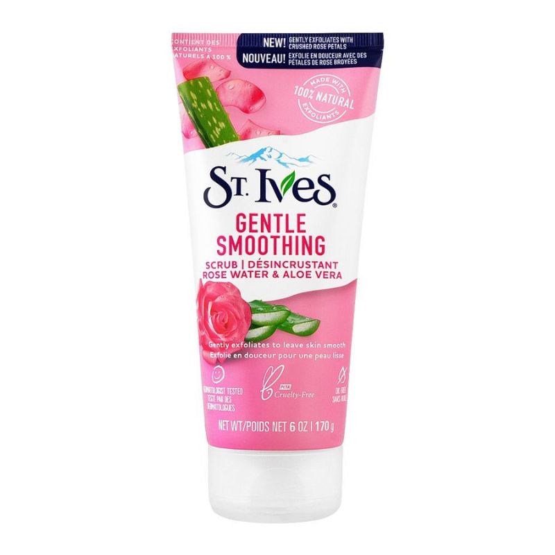 St. Ives Gentle Smoothing Scrub With Rose Water and Aloe Vera