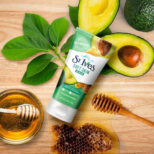 St. Ives Soft Skin Avocado & Honey Face Scrub - 170g