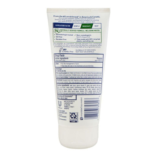 St. Ives Blackhead Clearing Green Tea & Bamboo Scrub - 170gm