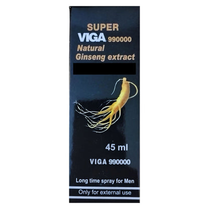 Super Viga Delay Spray 990000 With Natural Ginseng Extract & Vitamin E