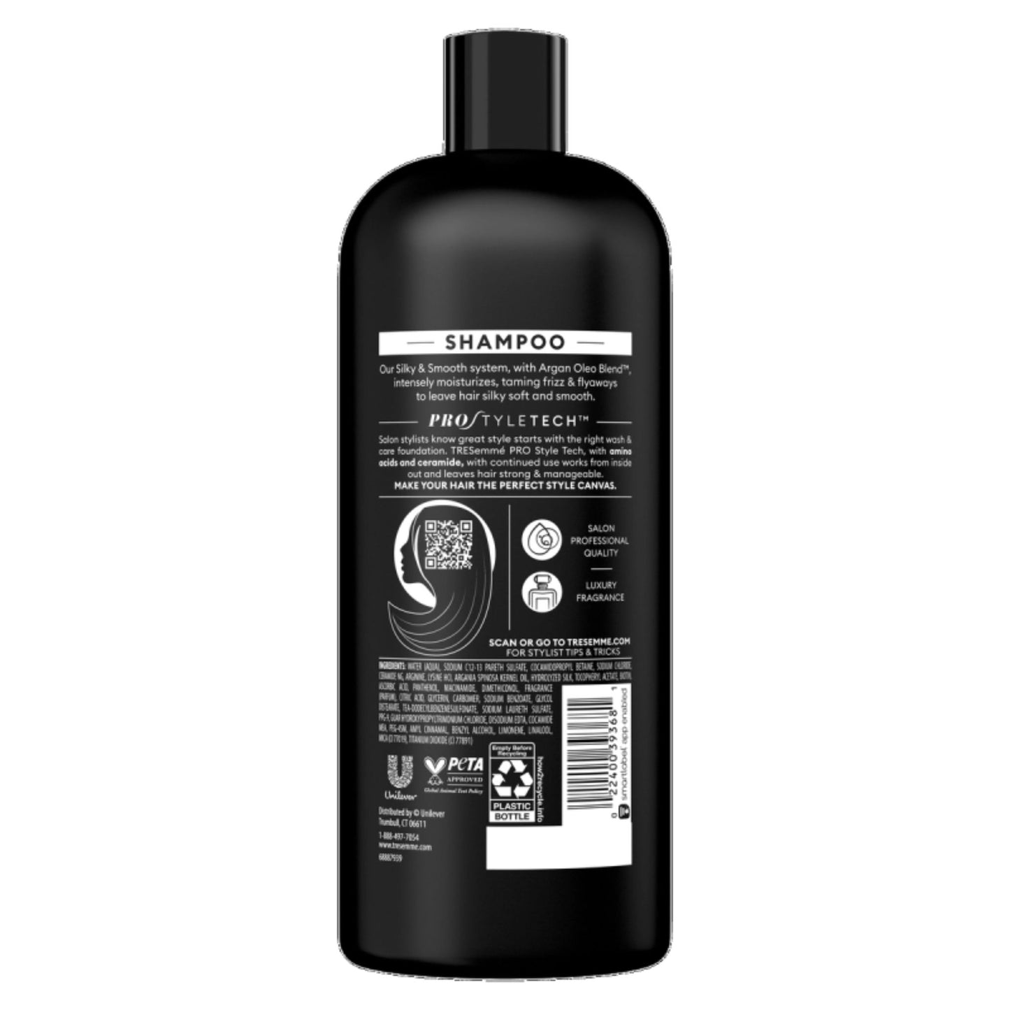 Tresemme Silky and Smooth Shampoo For Frizzy Hairs - 828ml