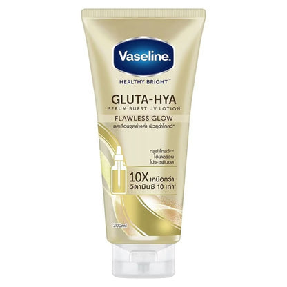 Vaseline Gluta-Hya Serum Burst UV Lotion Flawless Glow – 300ml
